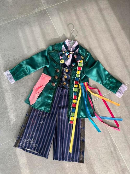 Verkleedpak Mad Hatter Disney maat 98 (3 jaar), Kinderen en Baby's, Carnavalskleding en Verkleedspullen, Ophalen of Verzenden