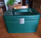 Beauty Case, Handtassen en Accessoires, Beautycases, Ophalen, Gebruikt, Groen, Hardcase