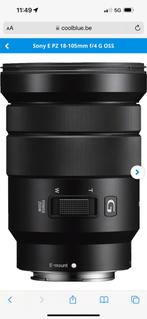 Sony E PZ 18-105 mm f/4G OSS, Audio, Tv en Foto, Foto | Lenzen en Objectieven, Ophalen, Gebruikt