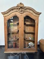 Antieke vitrinekast., Antiek en Kunst, Antiek | Meubels | Kasten, Ophalen