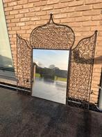 Miroir et structure en fer avec plateau en verre, Enlèvement, Rectangulaire, 100 à 125 cm, 200 cm ou plus