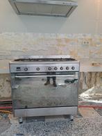 SMEG gasfornuis 5 gaspitten goede staat, Ophalen, Gebruikt, Gas, Vrijstaand