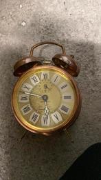 Koperen alarm wekker klok, Antiek en Kunst, Ophalen of Verzenden