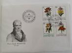 FDC Luxemburg 1988 - Redouté - flora - bloemen, Postzegels en Munten, Luxemburg, Ophalen of Verzenden, Gestempeld