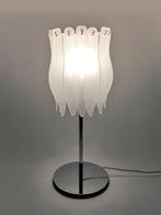 tafellamp Massive glazen lamellen lamp, Huis en Inrichting, Lampen | Overige, Tafellampen, Gebruikt, Ophalen of Verzenden