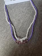 Collier double rang neuf, Handtassen en Accessoires, Kettingen, Verstelbaar, Wit, Nieuw, Ophalen of Verzenden