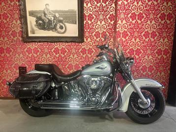 harley davidson heritage softail classic als nieuw + garanti beschikbaar voor biedingen