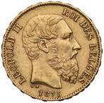 20 FR 1875 Leopold II, Postzegels en Munten, Losse munt, Goud, Goud, Ophalen of Verzenden