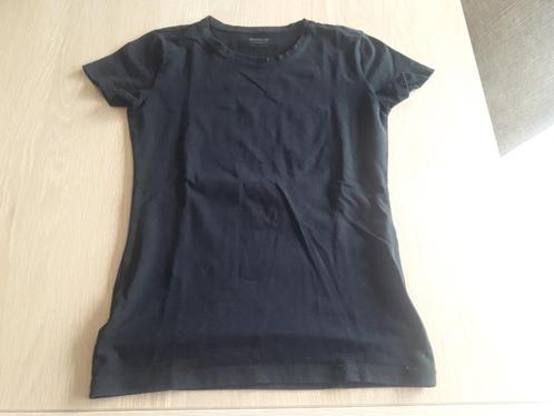 T-shirt Zeeman 158-164 Zwart, Kinderen en Baby's, Kinderkleding | Maat 158, Zo goed als nieuw, Jongen of Meisje, Shirt of Longsleeve
