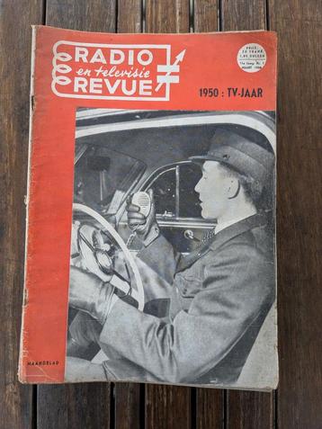 Lot de 19 Radio en Televisie Revue 1950-52, Enlèvement ou Envoi, 1940 à 1960, Journal ou Magazine