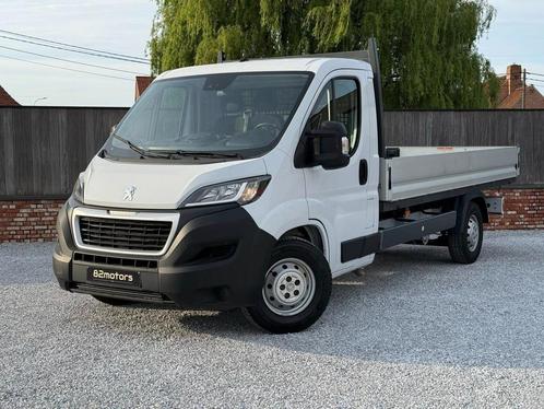 peugeot boxer/plateau/2022/airco/cruise/navi/165pk/2.2hdi, Auto's, Bestelwagens en Lichte vracht, Bedrijf, Te koop, ABS, Airbags