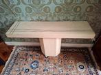 SIDE TABLE in Travertin., Huis en Inrichting, Woonaccessoires | Overige, Ophalen, Zo goed als nieuw