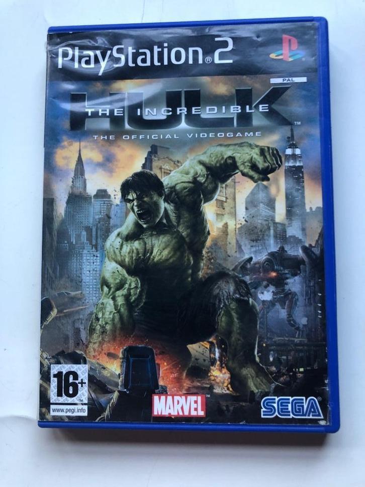 PS2 The Incredible Hulk - The Official Videogame (1), Games en Spelcomputers, Games | Sony PlayStation 2, Zo goed als nieuw, Avontuur en Actie