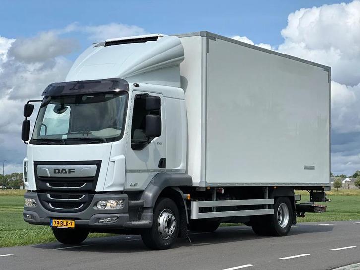 DAF LF 210 LF210.14 EURO6. 2018. KOELBAKWAGEN MET LAADKLEP 2, Autos, Camions, Achat, DAF, Diesel, Euro 6, Automatique, Propulsion arrière