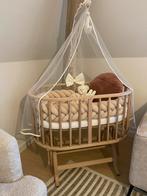 Ovaal wiegje inclusief matras & vlechtbumper, Kinderen en Baby's, Ophalen