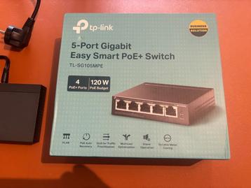 Gigabit Easy Smart-switch met 5 poorten en 4 PoE+-poorten  beschikbaar voor biedingen