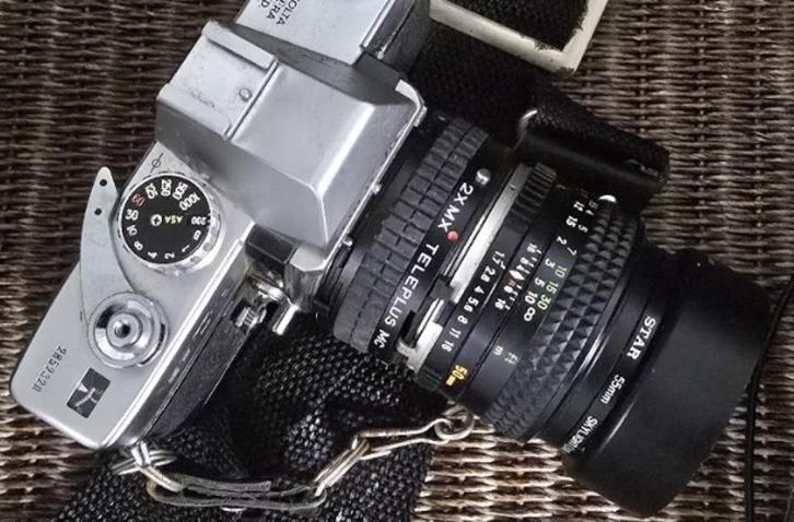 Analoge Camera Minolta SR-T 101, Audio, Tv en Foto, Fotocamera's Analoog, Gebruikt, Spiegelreflex, Minolta, Ophalen