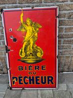 Emaillebord  Biére Du Pecheur .Reclamebord, Verzamelen, Merken en Reclamevoorwerpen, Ophalen of Verzenden, Gebruikt