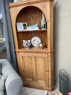 Houten hoekkast, Ophalen, Met deur(en), Zo goed als nieuw, Minder dan 150 cm