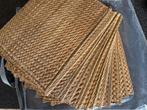 14 prachtige natuurlijke rechthoekig placemats 45x35, Ophalen, Zo goed als nieuw, Overig