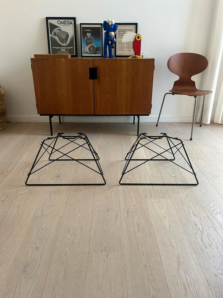 Eames Cats Cradle Base (onderstel) – Low Rod Base - zwart, Huis en Inrichting, Stoelen, Zo goed als nieuw, Zwart, Ophalen of Verzenden