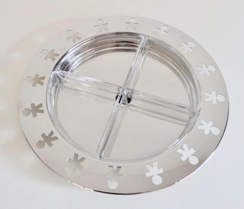 XL Alessi - King-Kong Snackschaal - Girotondo Dienblad, Huis en Inrichting, Woonaccessoires | Dienbladen, Zo goed als nieuw, Metaal