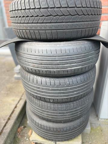 Te koop: 4 zomerbanden + 1 winterband - Volkswagen Polo beschikbaar voor biedingen
