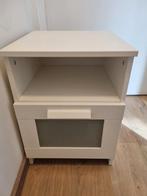 Wit nachtkastje - goede staat, Ophalen, Zo goed als nieuw