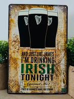 Metalen reclamebord Guinness, Verzamelen, Biermerken, Ophalen of Verzenden