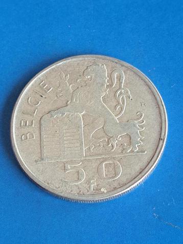 1951 Belgique 50 francs argent version flamande