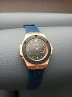 Piaoma Horloge blauwe.zwart.goud kleur nieuwe staat, Ophalen, Zo goed als nieuw, Goud, Goud