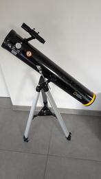 Telescoop 114/900 National Geographics, Audio, Tv en Foto, Optische apparatuur | Telescopen, 80 tot 200 mm, Met statief, Zo goed als nieuw