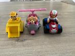 Paw Patrol verschillende characters met voertuig (7 cm), Kinderen en Baby's, Ophalen of Verzenden, Zo goed als nieuw