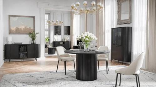 tv meubel + salontafel + eetkamertafel rond alles zwart nieu, Huis en Inrichting, Kasten |Televisiemeubels, Nieuw, Ophalen of Verzenden