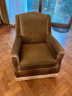 2 fauteuils vintage velours (années 70), Enlèvement, Utilisé