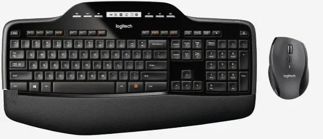 logitech mk710 wireless keyboard/mouse combo verkocht!, Computers en Software, Toetsenborden, Zo goed als nieuw, Azerty, Draadloos