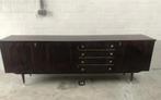 design vintage palissander dressoir lowboard hoogglans, Ophalen, Gebruikt