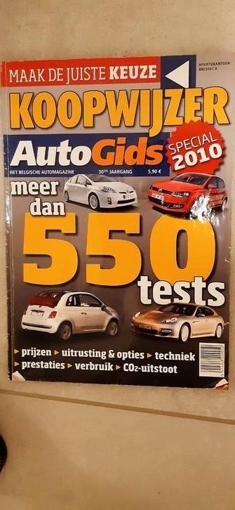 Catalogue Autogids 2010/Livre/magazine automobile belge, Enlèvement ou Envoi, Comme neuf