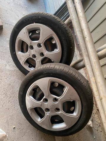 Banden en velgen voor Kia Picanto, Rio etc, Auto-onderdelen, Ophalen of Verzenden, Band(en)