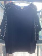 Zwarte feesttrui mt. 42, Kleding | Dames, Ophalen
