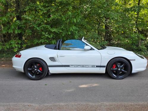 Porsche Boxster S 2004 128.000 km tiptronic, Auto's, Porsche, Particulier, Boxster, Benzine, Automaat, Wit, Blauw, Dealer onderhouden