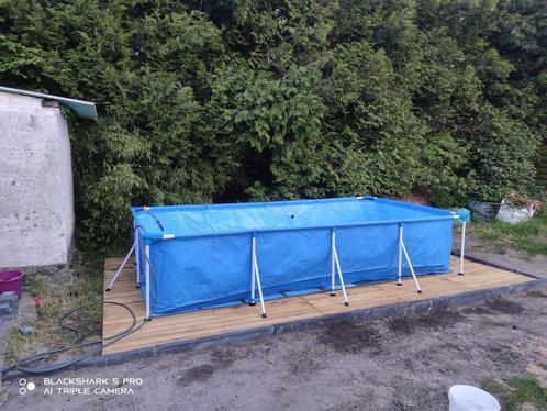 Bestway zwembad + filtersysteem, Tuin en Terras, Zwembaden, Gebruikt, Opzetzwembad, 80 tot 120 cm, 200 tot 400 cm, 200 tot 300 cm