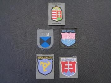 WO 2 repro vrijwilligers emblemen , BEVO materiaal beschikbaar voor biedingen