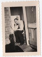 René Huart (deux photos des années 1940), Enlèvement ou Envoi, Photo, Utilisé, 1940 à 1960