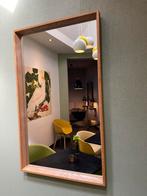 Spiegel met massief houten kader, Maison & Meubles, Accessoires pour la Maison | Miroirs, Enlèvement ou Envoi
