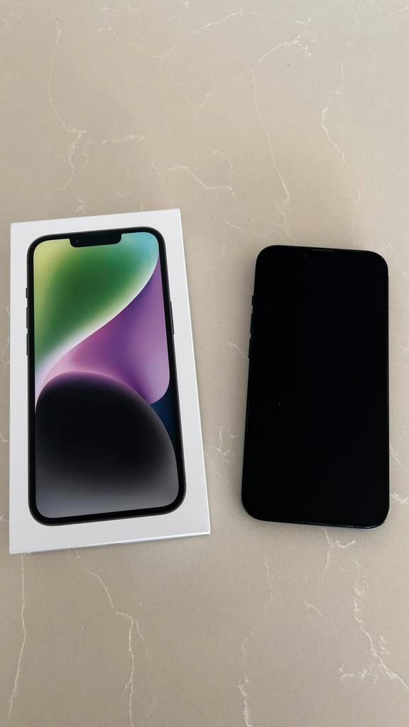 Iphone 14 in goede staat - 256gb - midnight, Telecommunicatie, Mobiele telefoons | Apple iPhone, Zo goed als nieuw, 256 GB, Zonder abonnement