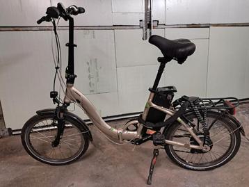 Elektrische mini vouwfiets met achtermotor, Ophalen