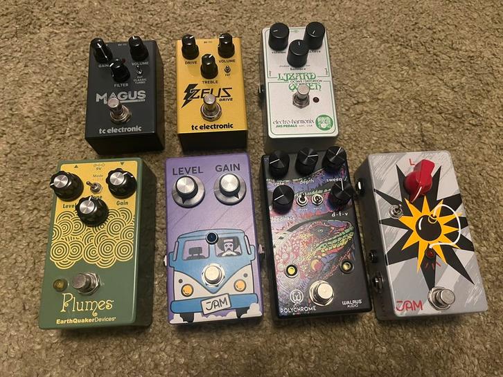 Diverse effectpedalen, Muziek en Instrumenten, Effecten, Zo goed als nieuw, Ophalen of Verzenden