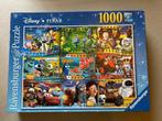 Puzzel 1000 pc Disney pixar, Hobby en Vrije tijd, Ophalen of Verzenden, 500 t/m 1500 stukjes, Gebruikt, Legpuzzel