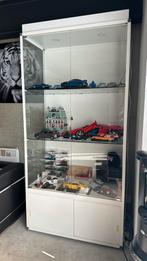 Vitrine met verlichting en sleutel, Huis en Inrichting, Ophalen, Zo goed als nieuw